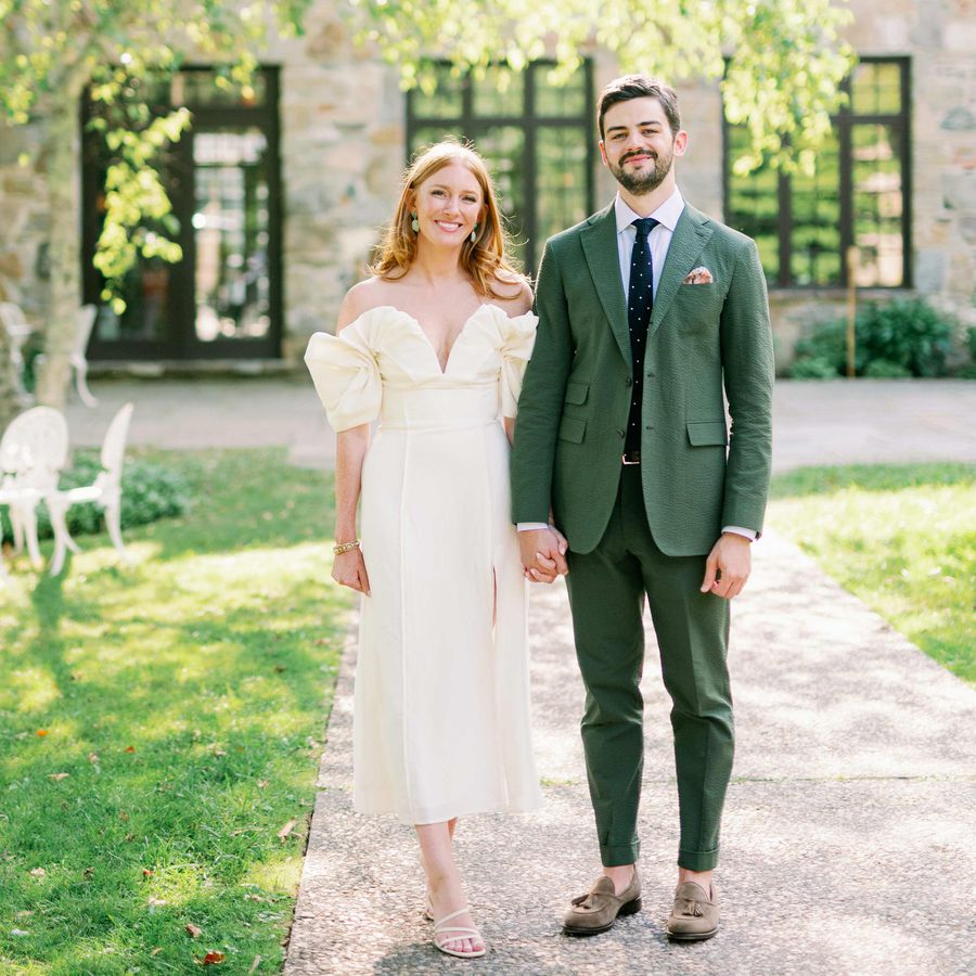 Kayli and John at Troutbeck, New York rehearsal dinner